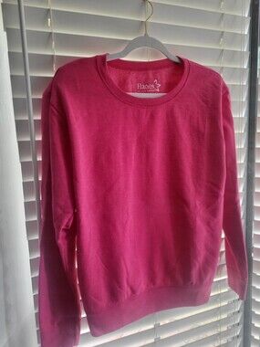 Hanes Hot Pink Pullover Sweatshirt